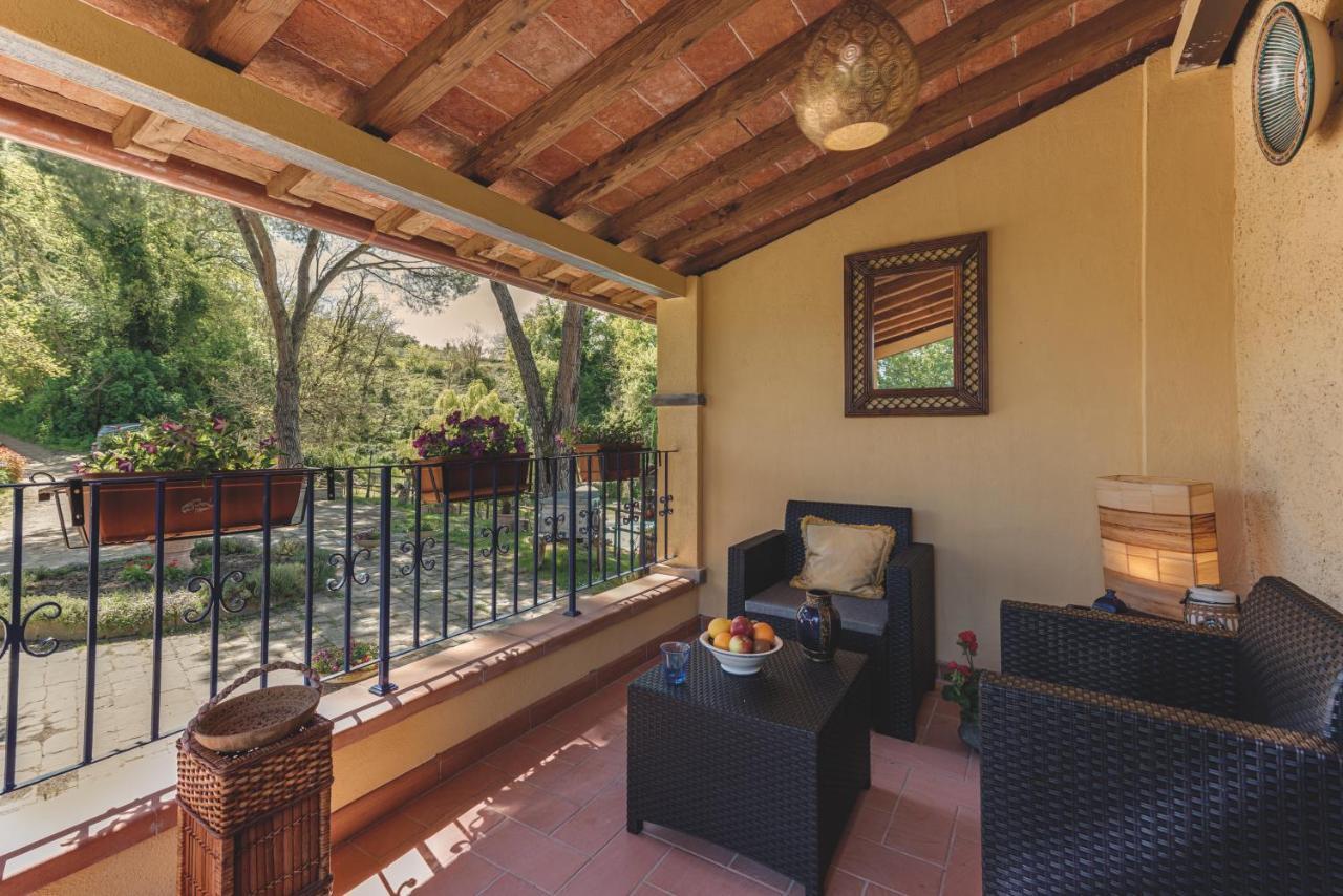 Villa Poggio Di Gaville Meleto ภายนอก รูปภาพ