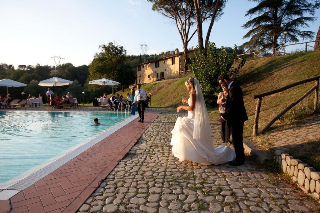 Villa Poggio Di Gaville Meleto ภายนอก รูปภาพ